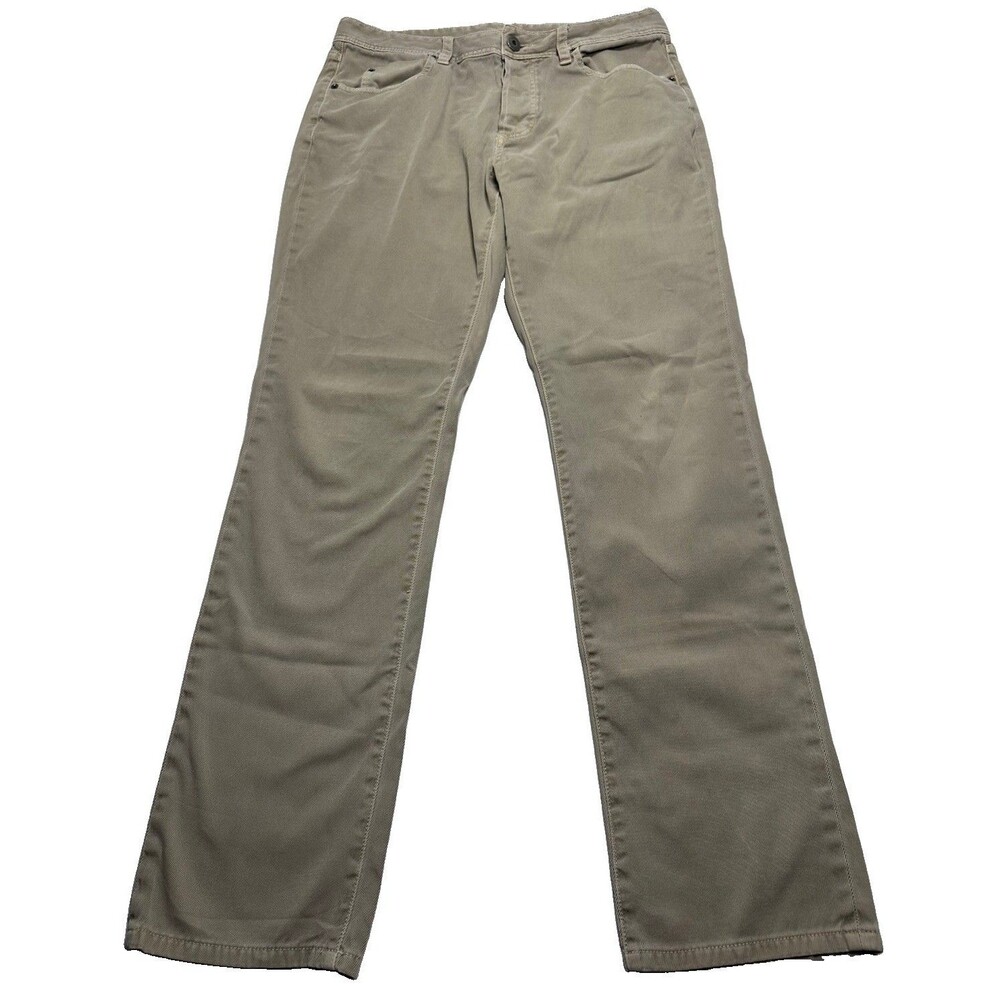 James Perse Standard 5-Pocket Cotton Drill Chino Pants Sz 32 x 32 Beige MCN1084